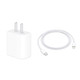 苹果 Apple 20W USB-C充电器插头+USB-C转 Lightning(1 米)充电线套装