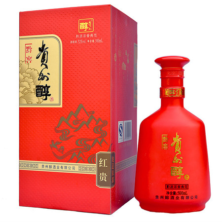 贵州醇52度黔窖红贵500ml